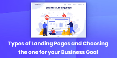 types of landing pages