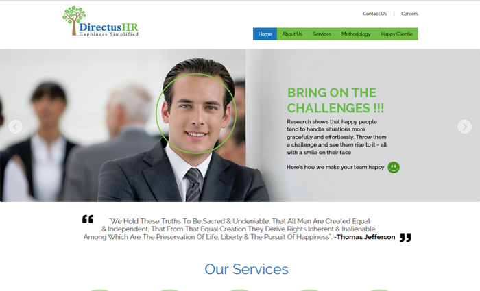 Great HR Company Website